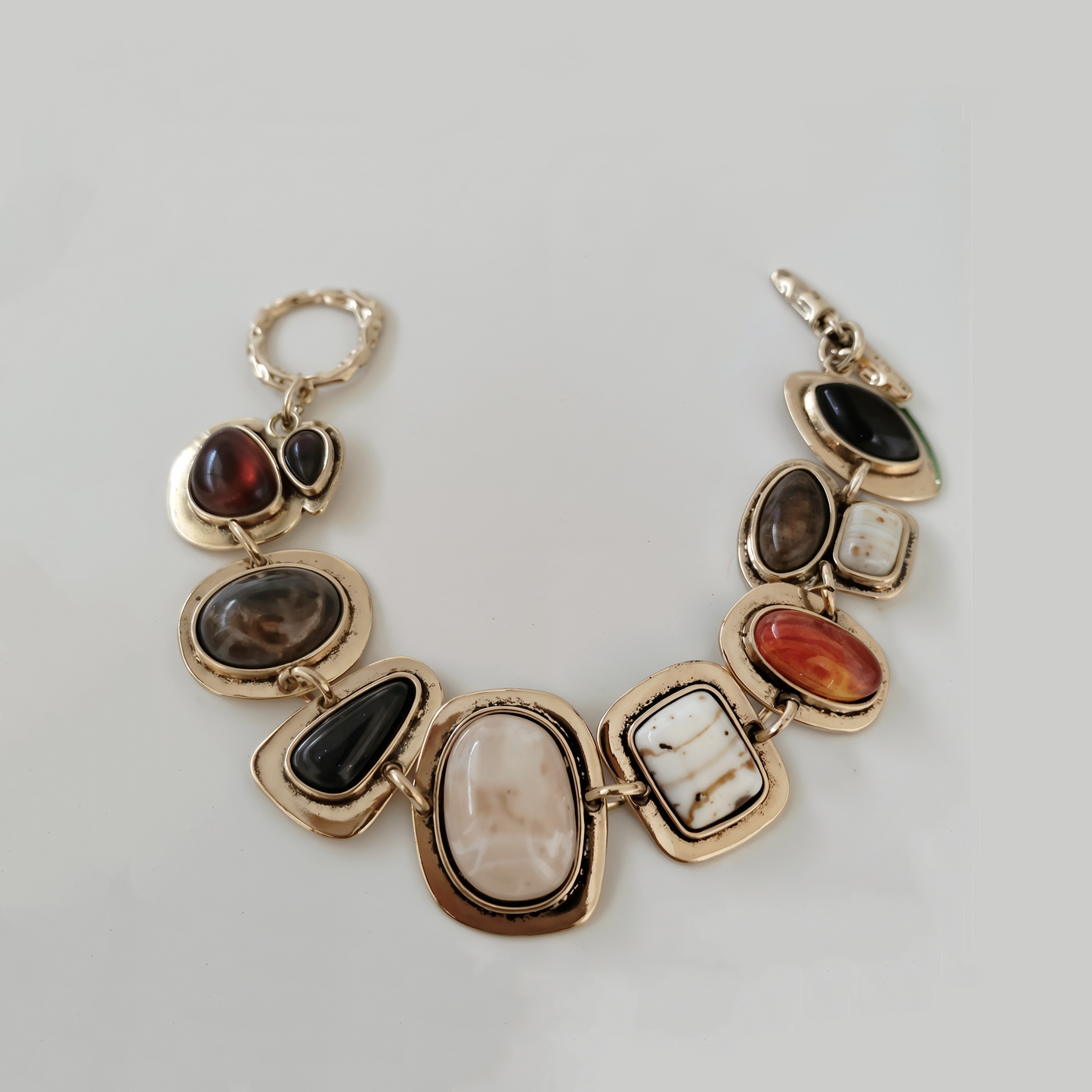 Celestial Stone Charm Bracelet